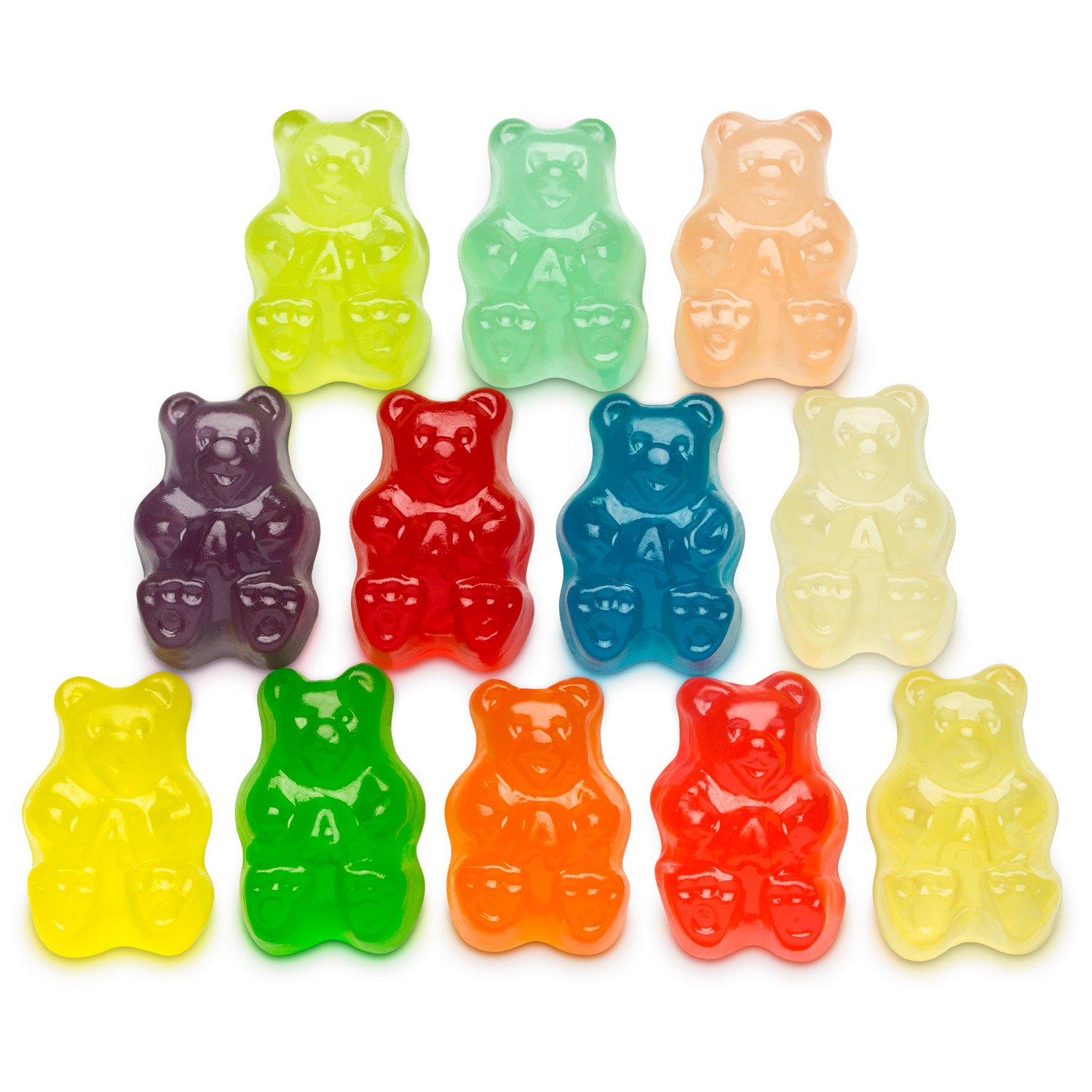 12 Flavor Gummy Bears The Confectionery