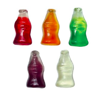 Assorted Gummy Soda Bottles - The Confectionery